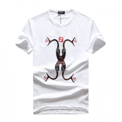 Fendi T-Shirts Short Sleeved For Men #487444 $26.50 USD, Wholesale Replica Fendi T-Shirts