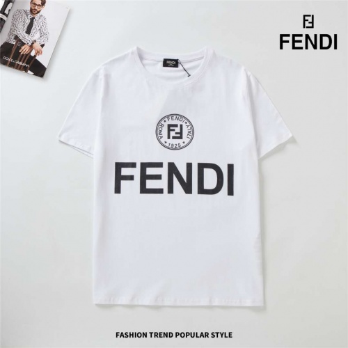 Fendi T-Shirts Short Sleeved For Men #487576 $26.50 USD, Wholesale Replica Fendi T-Shirts