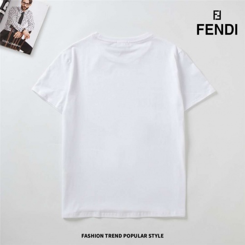 Replica Fendi T-Shirts Short Sleeved For Men #487576 $26.50 USD for Wholesale