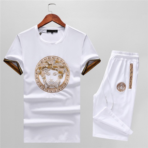 Versace Tracksuits Short Sleeved For Men #487670 $62.00 USD, Wholesale Replica Versace Tracksuits