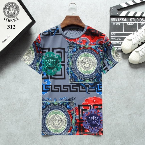 Versace T-Shirts Short Sleeved For Men #487750 $31.50 USD, Wholesale Replica Versace T-Shirts