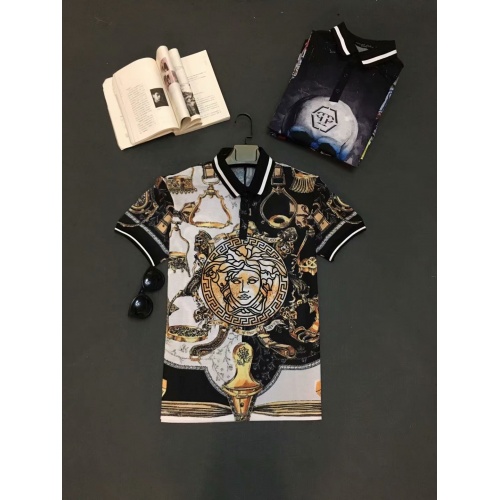 Versace T-Shirts Short Sleeved For Men #487756 $40.00 USD, Wholesale Replica Versace T-Shirts