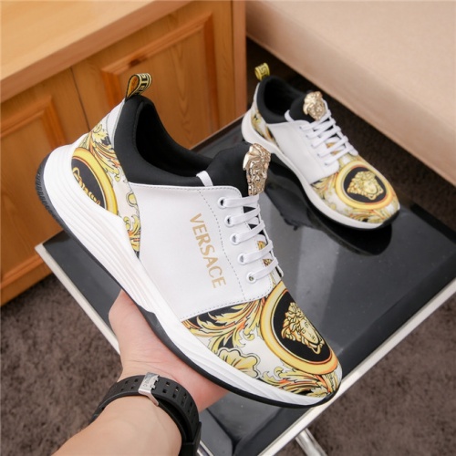Replica Versace Casual Shoes For Men #487918 $78.00 USD for Wholesale