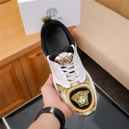 Replica Versace Casual Shoes For Men #487918 $78.00 USD for Wholesale