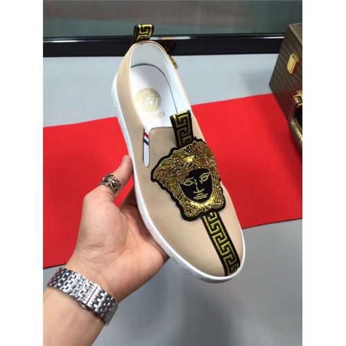 Replica Versace Casual Shoes For Men #487941 $75.00 USD for Wholesale