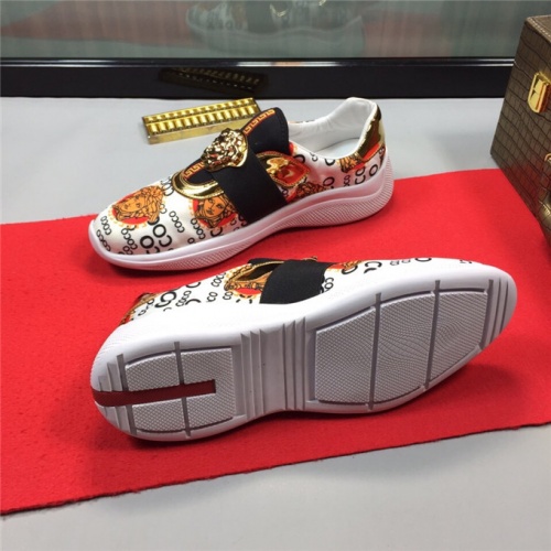 Replica Versace Casual Shoes For Men #487944 $75.00 USD for Wholesale