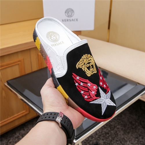 Versace Fashion Slippers For Men #488006 $75.00 USD, Wholesale Replica Versace Slippers