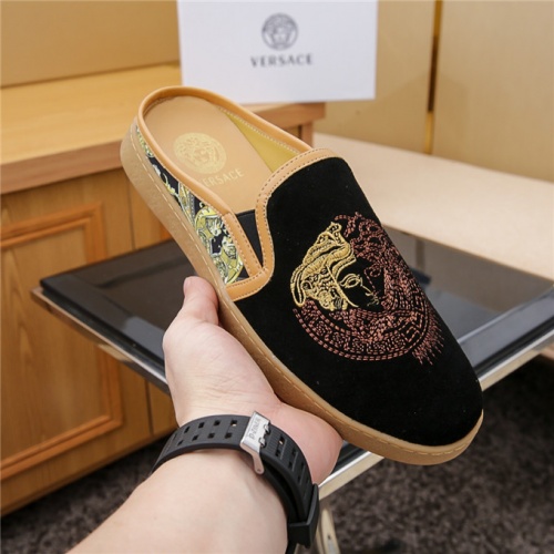 Versace Fashion Slippers For Men #488007 $75.00 USD, Wholesale Replica Versace Slippers