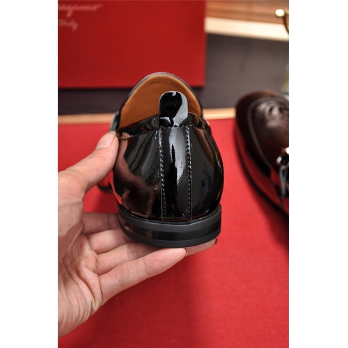 Replica Salvatore Ferragamo SF Leather Shoes For Men #488499 $82.00 USD for Wholesale