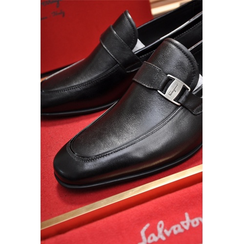 Replica Salvatore Ferragamo SF Leather Shoes For Men #488501 $82.00 USD for Wholesale