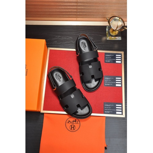 Replica Hermes Fashion Sandal For Men #488725 $56.00 USD for Wholesale