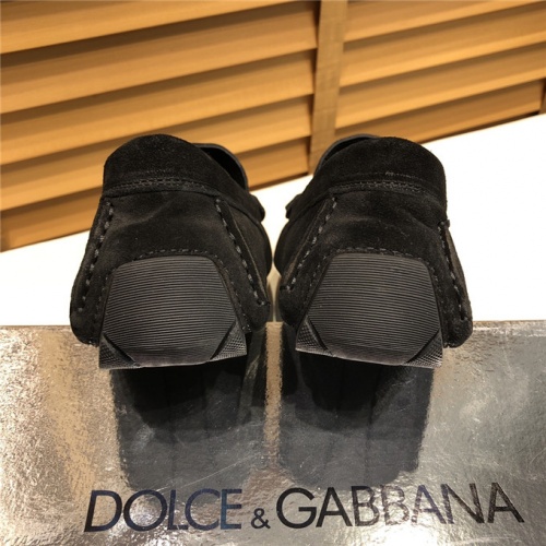 Replica Dolce&Gabbana D&G Leather Shoes For Men #489183 $78.00 USD for Wholesale