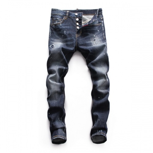 Replica Dsquared Jeans For Men #489185 $64.00 USD for Wholesale