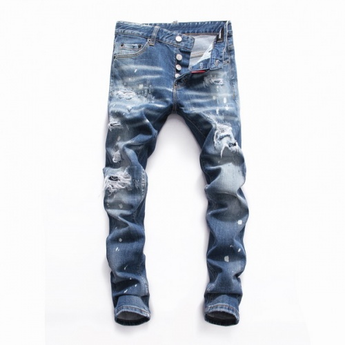 Dsquared Jeans For Men #489189 $64.00 USD, Wholesale Replica Dsquared Jeans