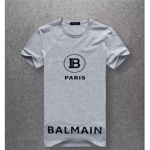 Balmain T-Shirts Short Sleeved For Men #489525 $25.00 USD, Wholesale Replica Balmain T-Shirts