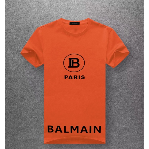 Balmain T-Shirts Short Sleeved For Men #489530 $25.00 USD, Wholesale Replica Balmain T-Shirts
