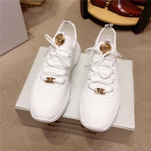 Replica Versace Casual Shoes For Men #489782 $75.00 USD for Wholesale