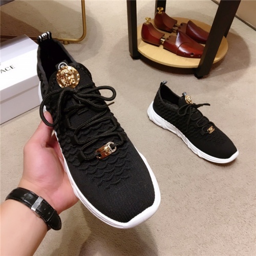 Replica Versace Casual Shoes For Men #489784 $75.00 USD for Wholesale