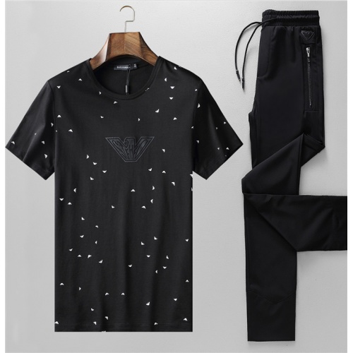 Armani Fashion Tracksuits Short Sleeved For Men #489880 $65.00 USD, Wholesale Replica Armani Tracksuits