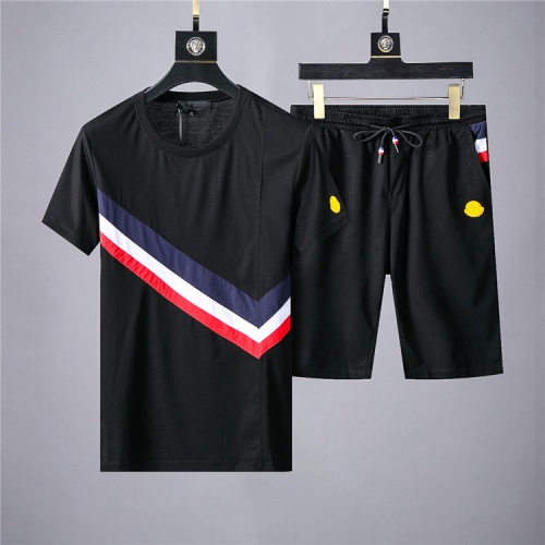 Moncler Fashion Tracksuits Short Sleeved For Men #489897 $65.00 USD, Wholesale Replica Moncler Tracksuits