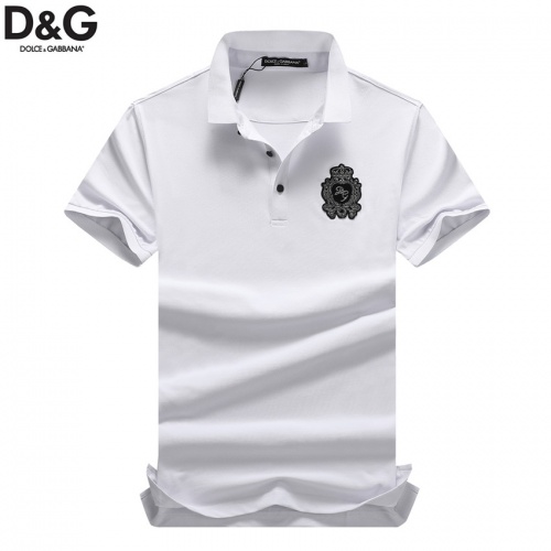Dolce &amp; Gabbana T-Shirts Short Sleeved For Men #489929 $33.80 USD, Wholesale Replica Dolce &amp; Gabbana D&amp;G T-Shirts