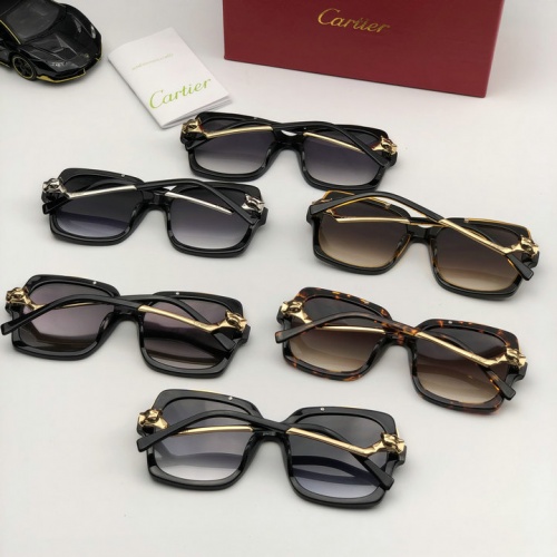 Replica Cartier AAA Quality Sunglasses #491396 $54.00 USD for Wholesale
