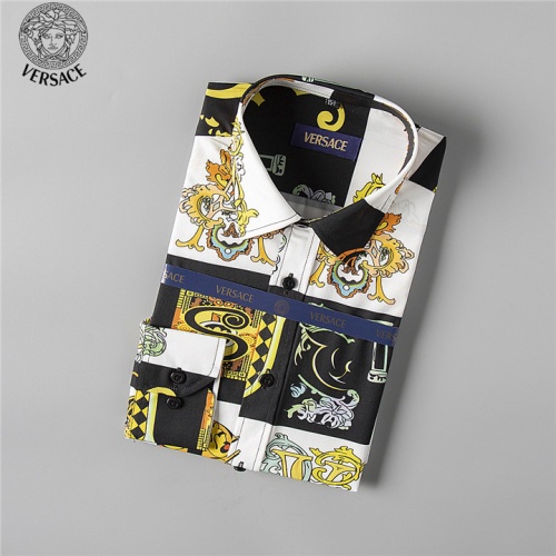 Replica Versace Fashion Shirts Long Sleeved For Men #492209 $38.00 USD for Wholesale