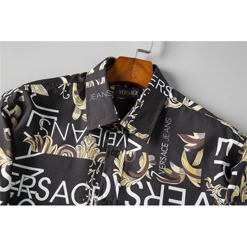 Replica Versace Fashion Shirts Long Sleeved For Men #492216 $38.00 USD for Wholesale