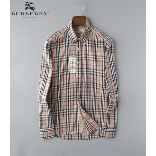 Burberry Shirts Long Sleeved For Men #492501
