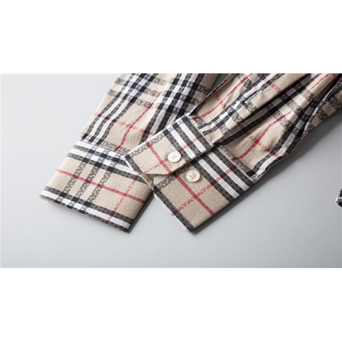 Replica Burberry Shirts Long Sleeved For Men #492501 $36.50 USD for Wholesale