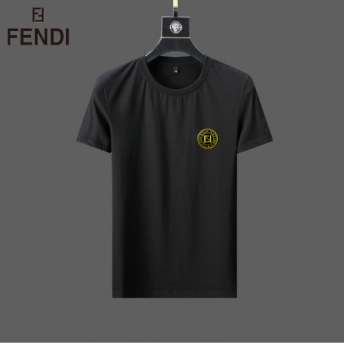 Fendi T-Shirts Short Sleeved For Men #492775 $25.00 USD, Wholesale Replica Fendi T-Shirts