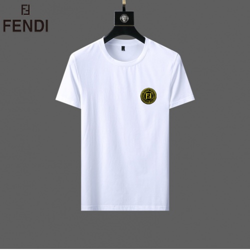 Fendi T-Shirts Short Sleeved For Men #492776 $25.00 USD, Wholesale Replica Fendi T-Shirts