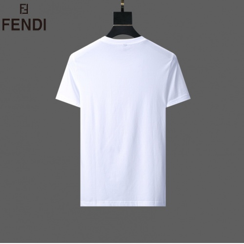 Replica Fendi T-Shirts Short Sleeved For Men #492776 $25.00 USD for Wholesale