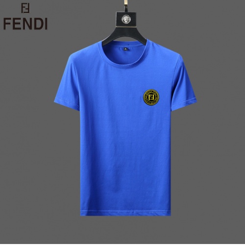 Fendi T-Shirts Short Sleeved For Men #492777 $25.00 USD, Wholesale Replica Fendi T-Shirts