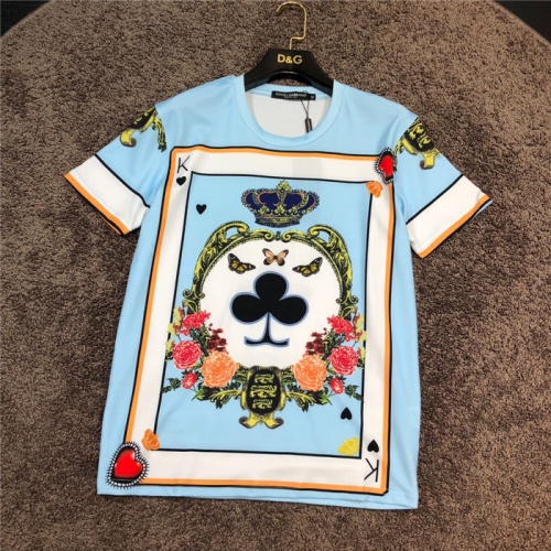 Replica Dolce&Gabbana D&G Tracksuits Short Sleeved For Men #492845 $78.00 USD for Wholesale