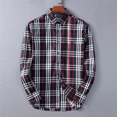 Burberry Shirts Long Sleeved For Men #493677 $43.00 USD, Wholesale Replica Burberry Shirts