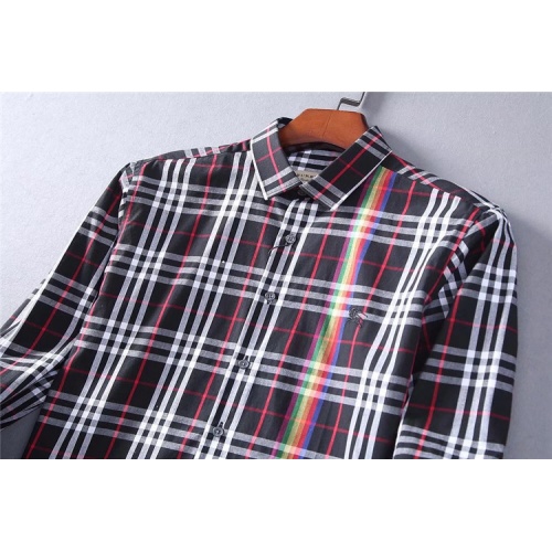 Replica Burberry Shirts Long Sleeved For Men #493677 $43.00 USD for Wholesale