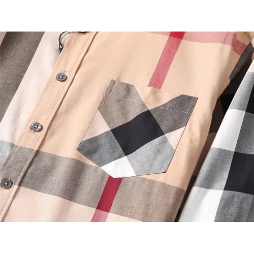 Replica Burberry Shirts Long Sleeved For Men #493678 $43.00 USD for Wholesale