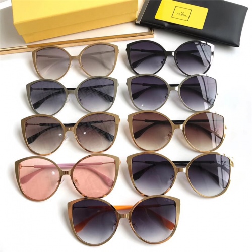 Replica Fendi AAA Quality Sunglasses #493946 $52.00 USD for Wholesale
