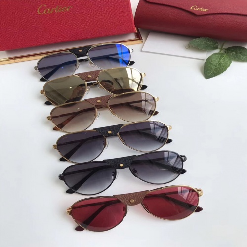 Replica Cartier AAA Quality Sunglasses #494138 $54.00 USD for Wholesale