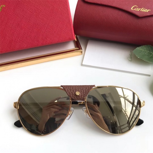 Cartier AAA Quality Sunglasses #494140 $54.00 USD, Wholesale Replica Cartier AAA Quality Sunglassess