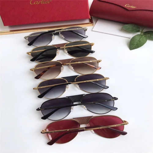 Replica Cartier AAA Quality Sunglasses #494140 $54.00 USD for Wholesale
