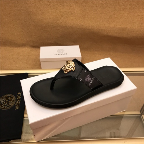 Replica Versace Fashion Slippers For Men #494827 $42.00 USD for Wholesale