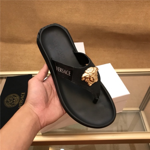 Versace Fashion Slippers For Men #494828 $42.00 USD, Wholesale Replica Versace Slippers