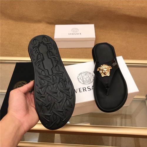 Replica Versace Fashion Slippers For Men #494828 $42.00 USD for Wholesale