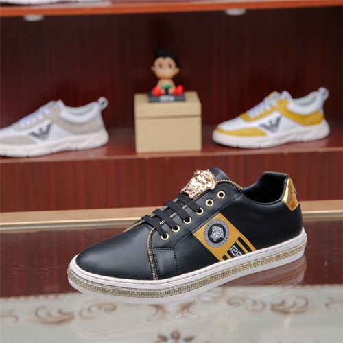Replica Versace Casual Shoes For Men #494850 $78.00 USD for Wholesale