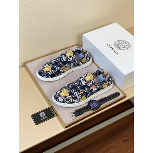 Replica Versace Casual Shoes For Men #494854 $65.00 USD for Wholesale