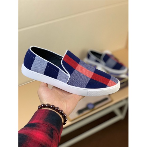 Burberry Casual Shoes For Men #495178 $75.00 USD, Wholesale Replica Burberry Casual Shoes