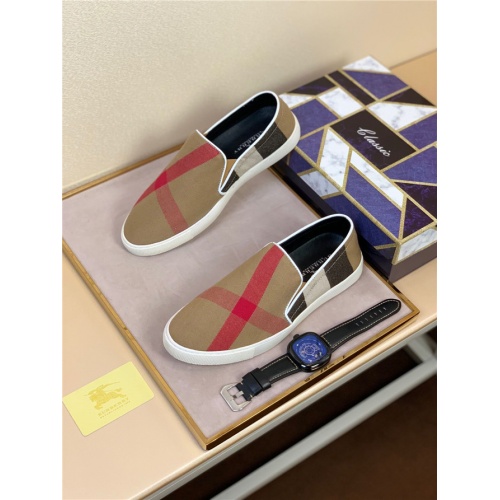 Replica Burberry Casual Shoes For Men #495187 $75.00 USD for Wholesale