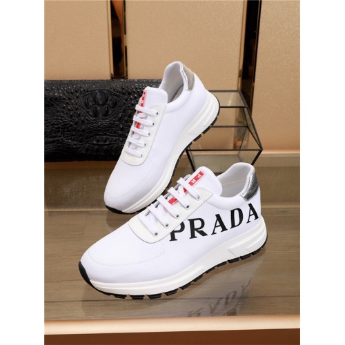 Prada Casual Shoes For Men #496353 $78.00 USD, Wholesale Replica Prada Flat Shoes